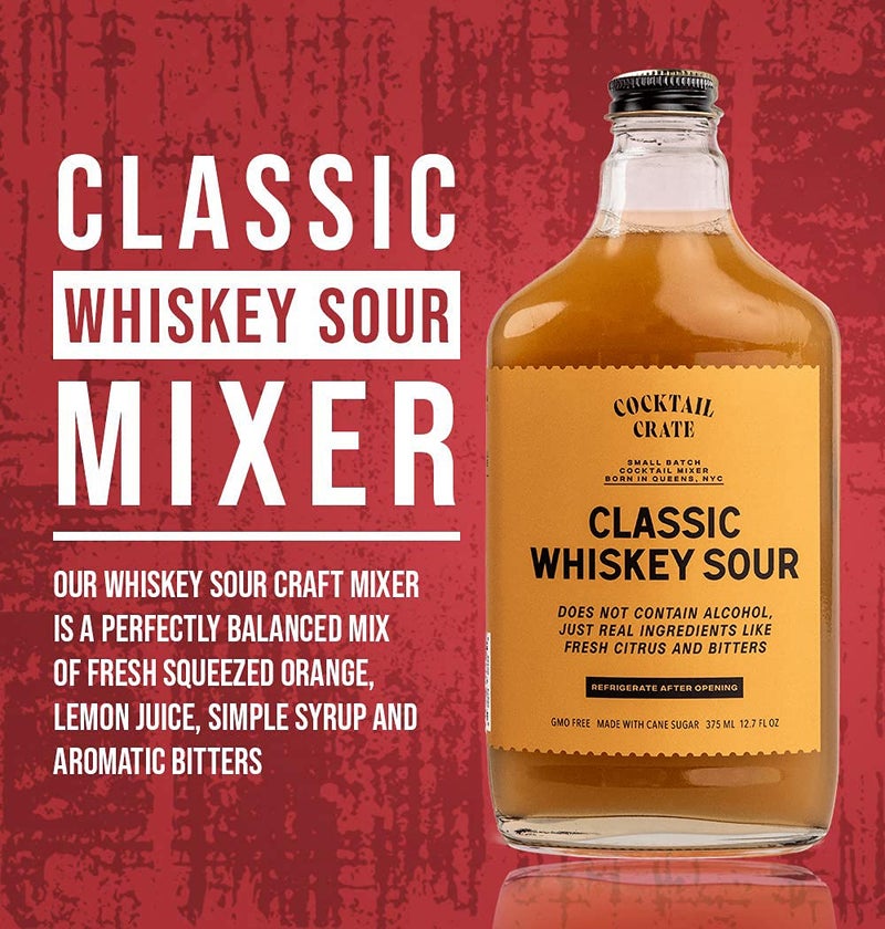 Cocktail Crate Premium Drink Mixer Variety Pack | Award Winning Craft Cocktail Mixers for True Connoisseurs | Premium Cocktail Syrup Creations with Aromatic Bitters, Demerara Sugar | 12oz - 3 pack - Image 3